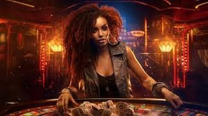 Arena Tabrakan Monster bernuansa neon